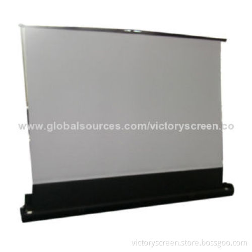 84-inch Fiberglass Floor-up Projection Screen, Elegant Appearance, Good Quality, Low Price